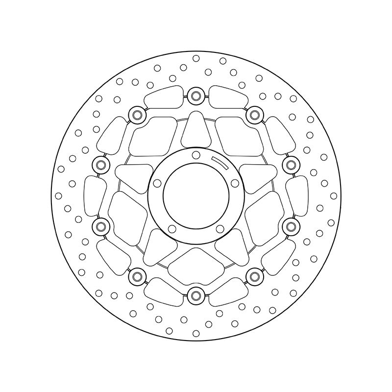 Kočiona disk BREMBO 78B40878 floating