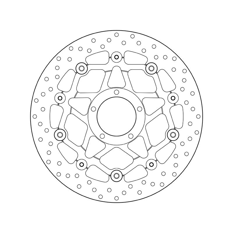 Kočiona disk BREMBO 78B40886 floating