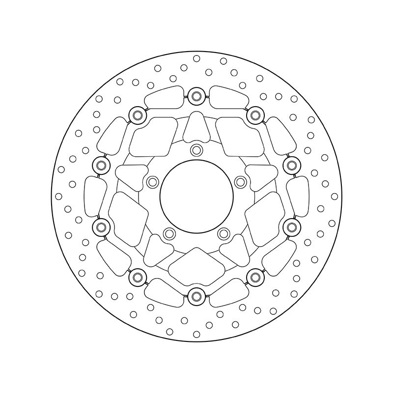 Kočiona disk BREMBO 78B40889 floating