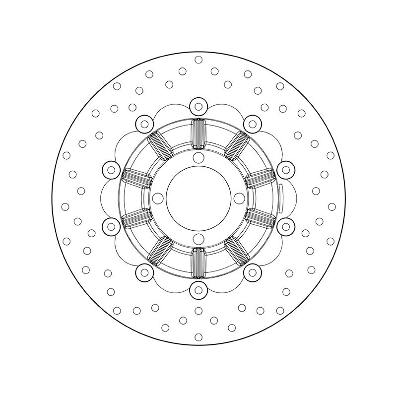 Kočiona disk BREMBO 78B40892 floating