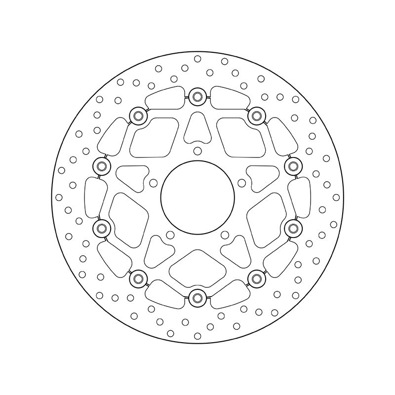 Kočiona disk BREMBO 78B40893 floating