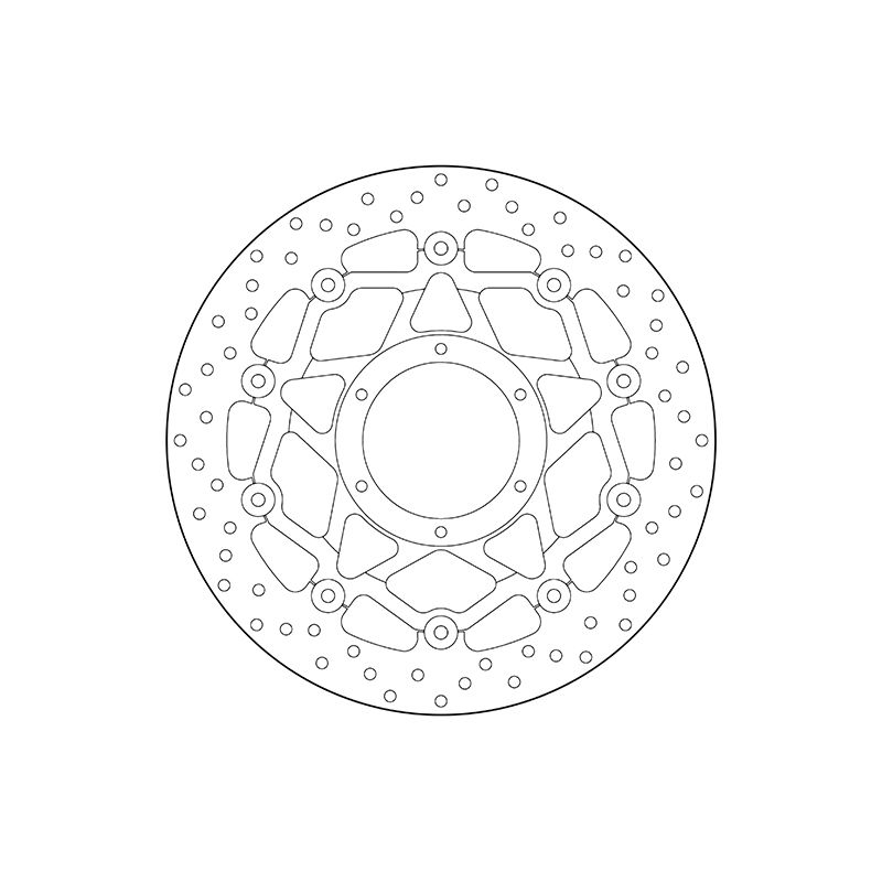 Kočiona disk BREMBO 78B40895 floating