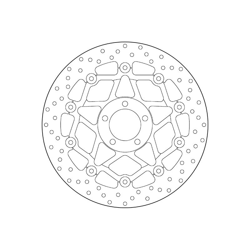 Kočiona disk BREMBO 78B408A1 floating