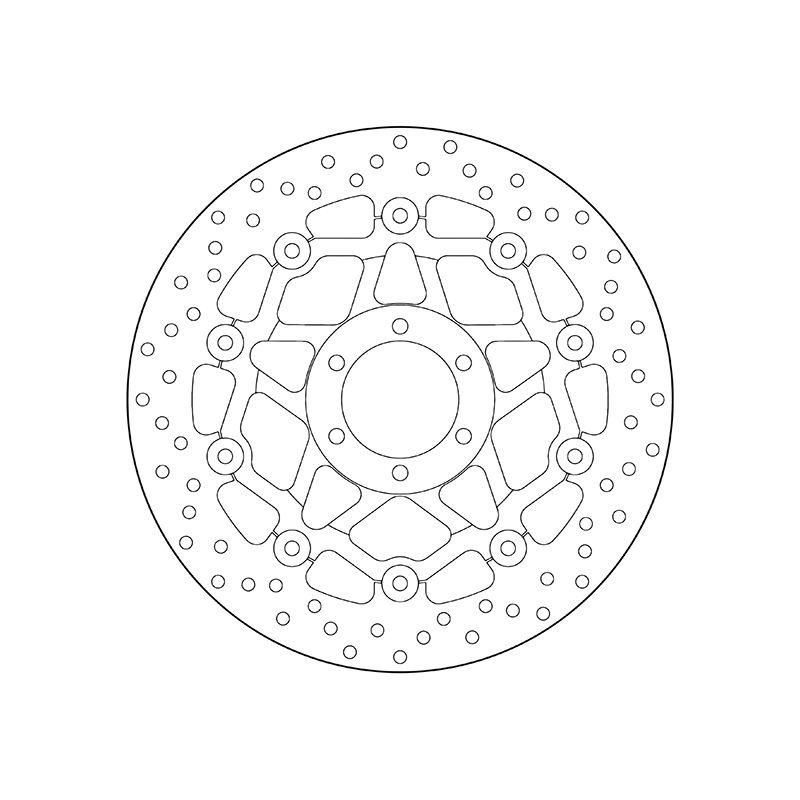 Kočiona disk BREMBO 78B408A2 floating