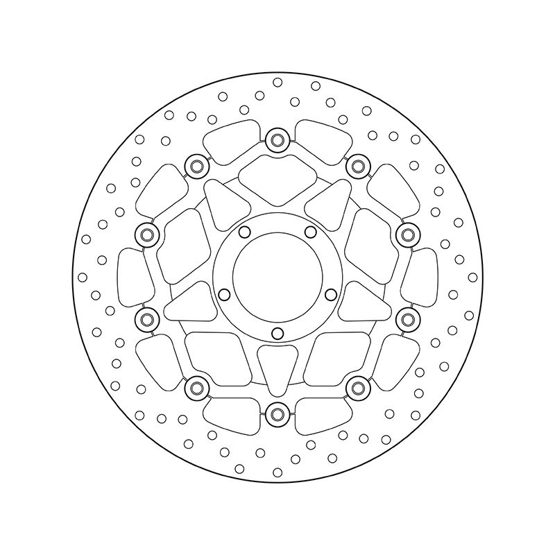 Kočiona disk BREMBO 78B408A4 floating
