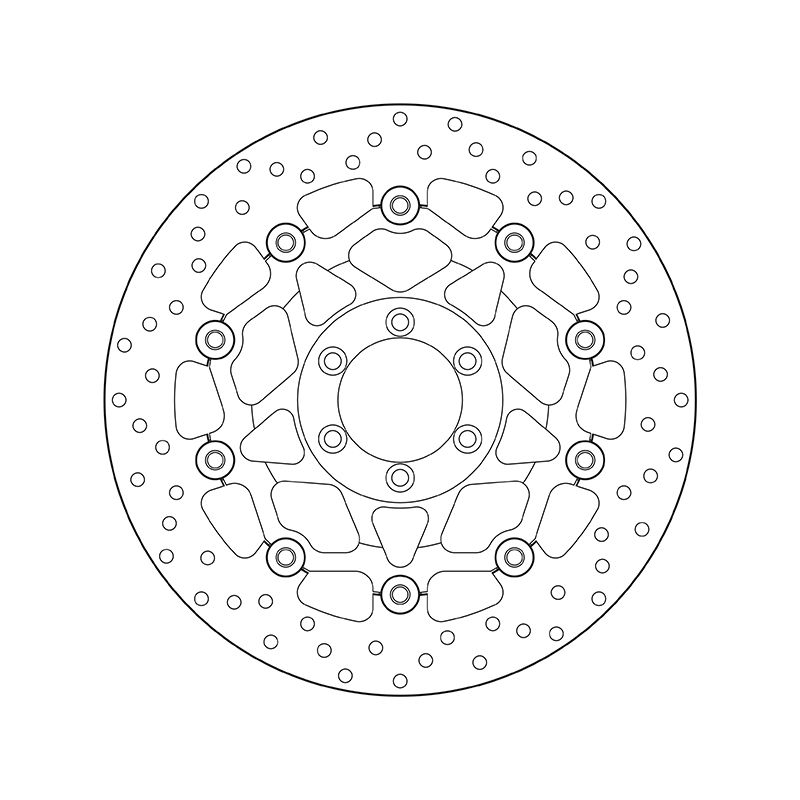 Kočiona disk BREMBO 78B408A7 floating