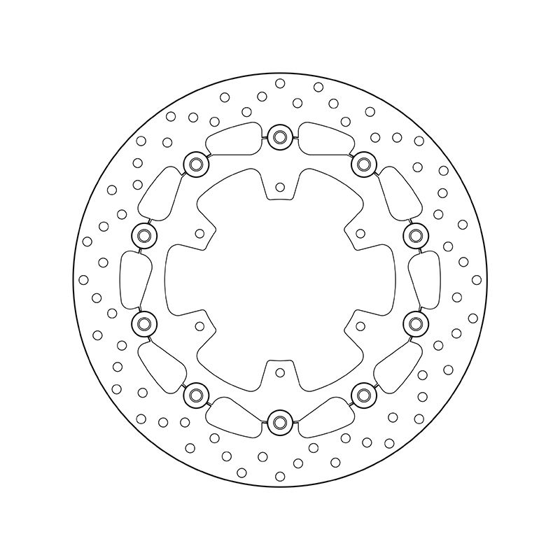 Kočiona disk BREMBO 78B408A8 floating