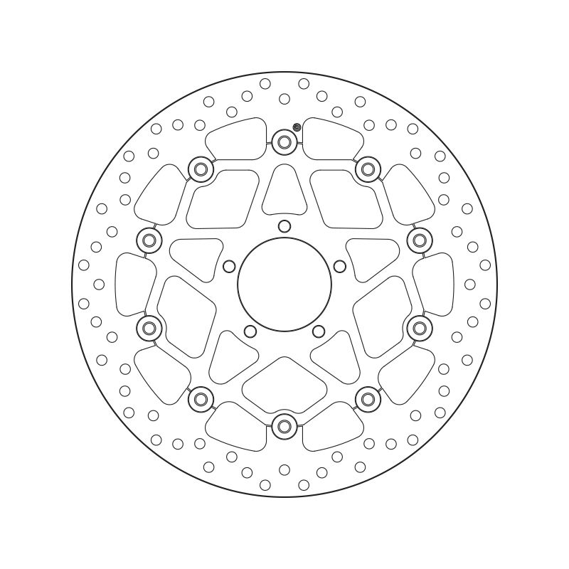 Kočiona disk BREMBO 78B408B2 floating