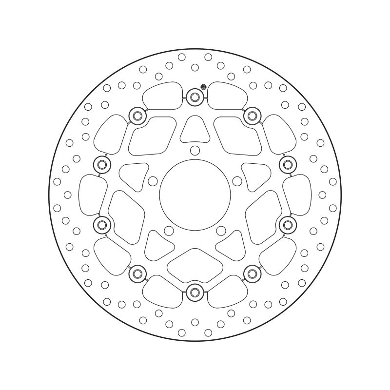 Kočiona disk BREMBO 78B408B5 floating