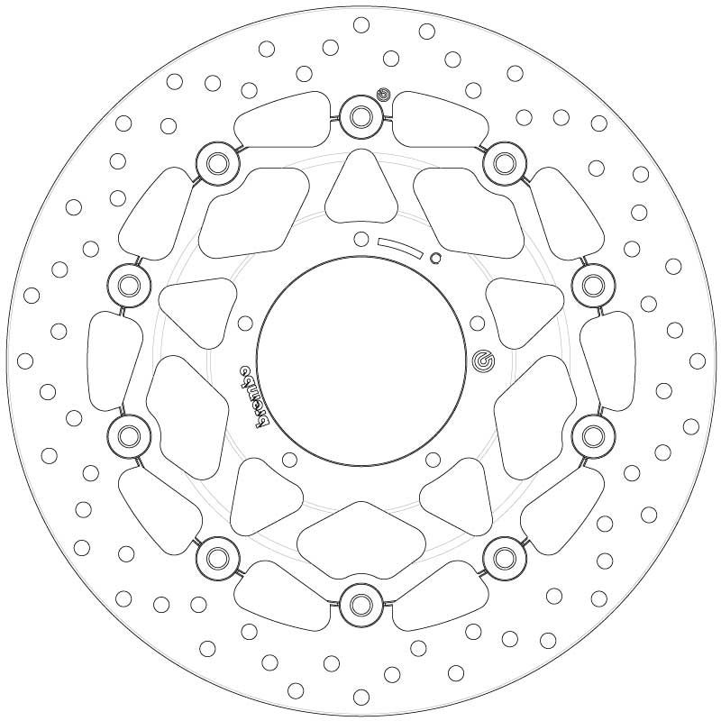 Kočiona disk BREMBO 78B408B7 floating
