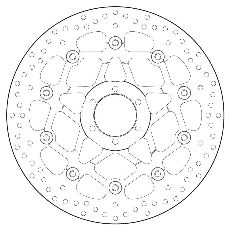 Kočiona disk BREMBO 78B408B8 floating