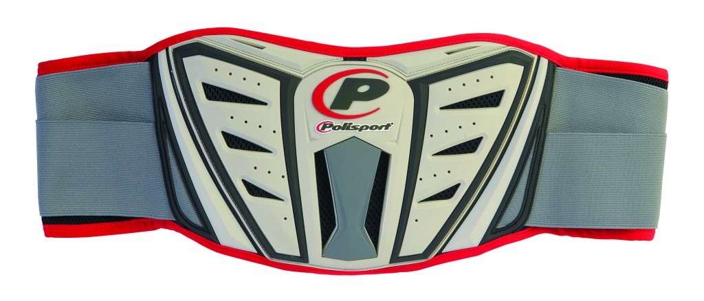 MX/Enduro belt POLISPORT MX KIDNEY PLUS 8003500001 S/M white/grey