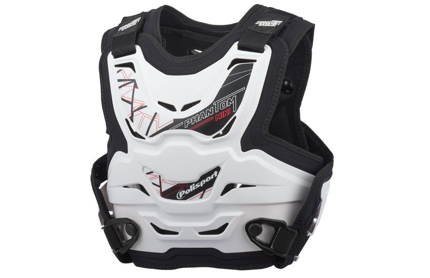 Chest protector POLISPORT PHANTOM MINI 8003800002 white