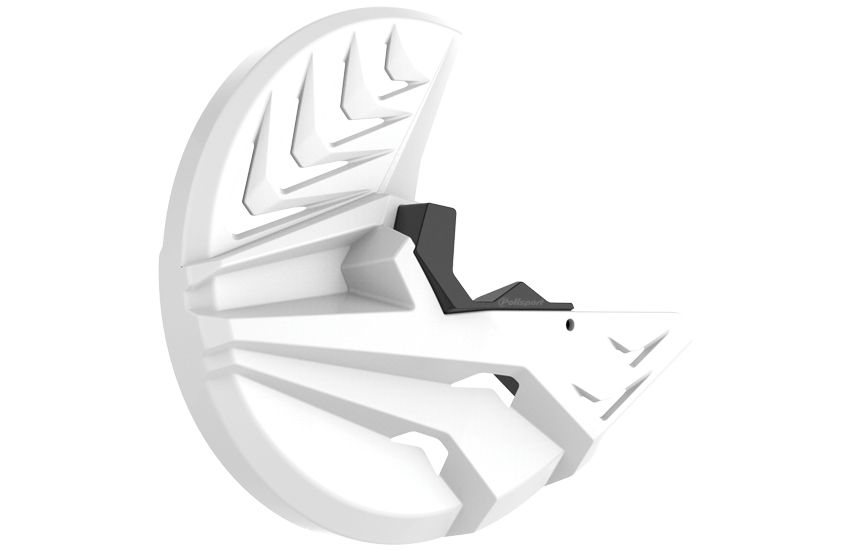 Disc & bottom fork protector POLISPORT PERFORMANCE 8151100002 white/black
