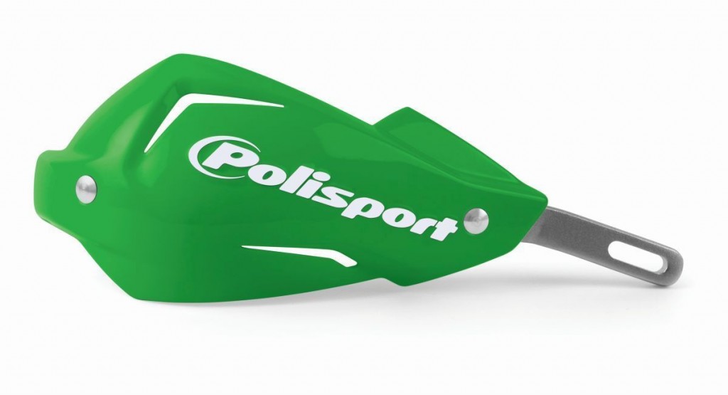 Handguard POLISPORT TOUQUET 8306700007 with universal mounting kit green 05