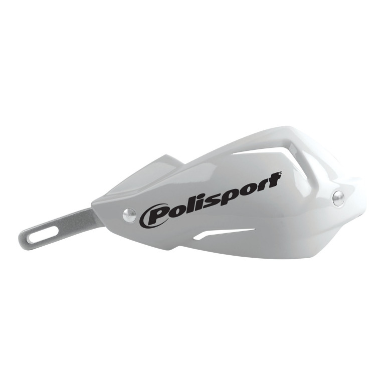 Handguard POLISPORT FWA - TOUQUET 8306700008 with universal handlebar mounting kit White