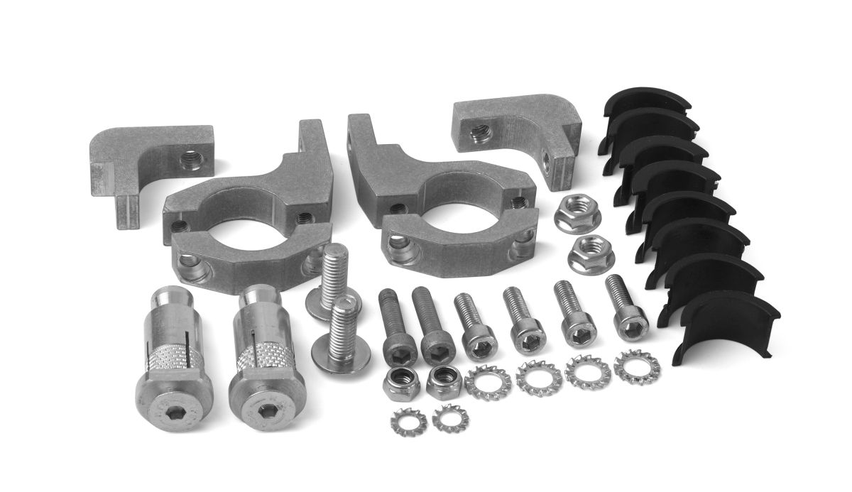Universal mounting kit POLISPORT ADVENTUR3 8307600001 silver