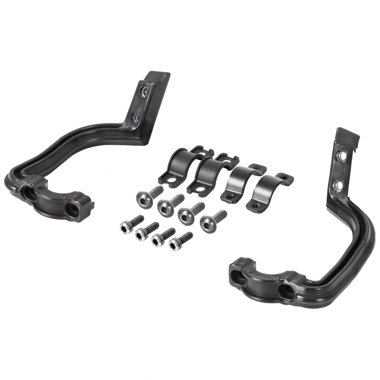Universal mounting kit POLISPORT MX FLOW / BULLIT 8307900002 Crni
