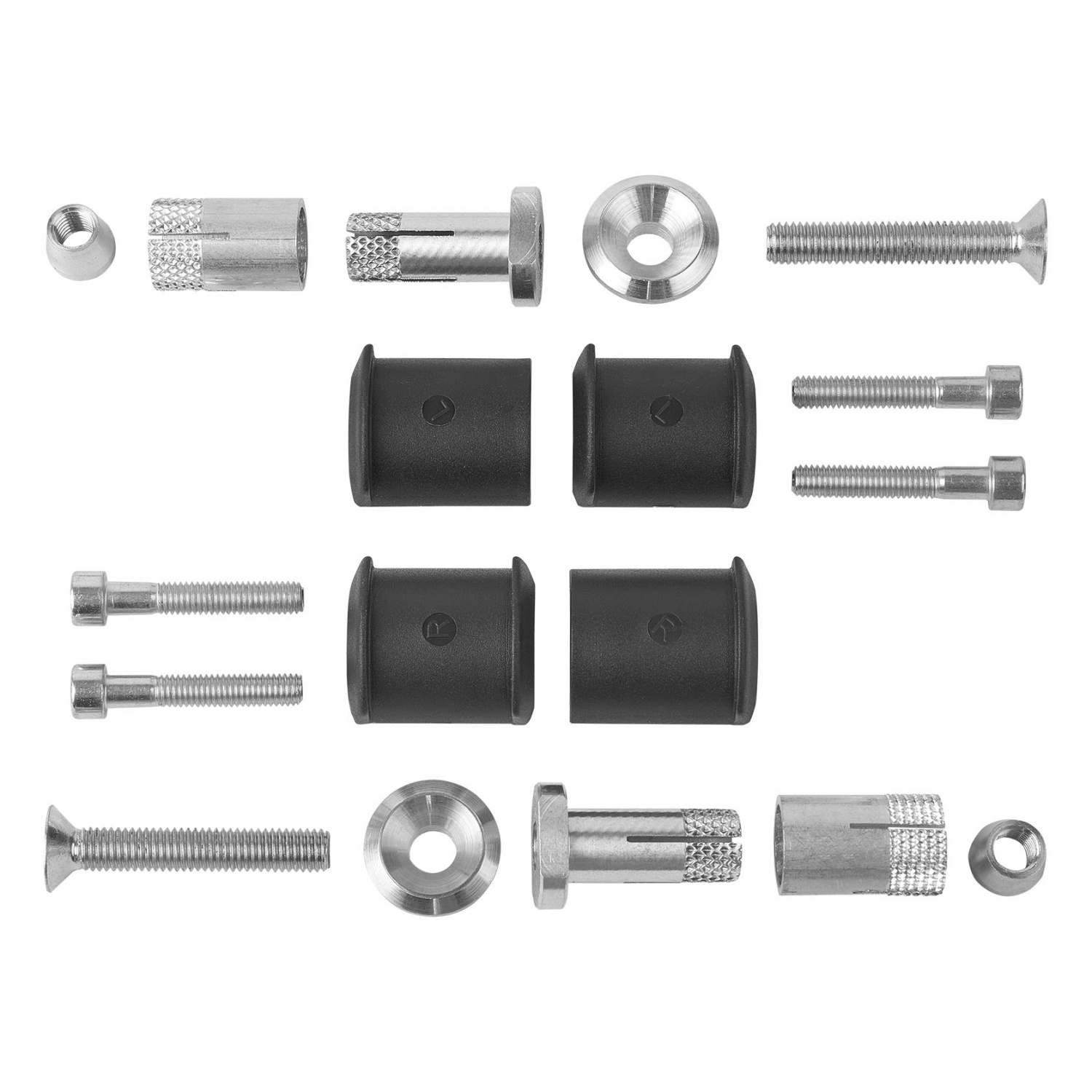 Mounting kit POLISPORT NOMAD 8308100001 Crni