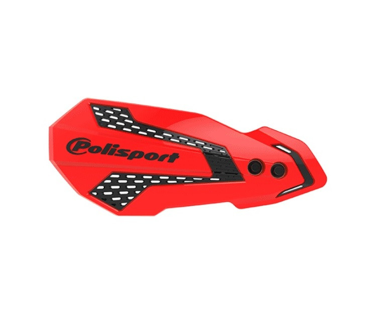 Handguard POLISPORT MX FLOW 8308200021 with mounting system red CR 04/black