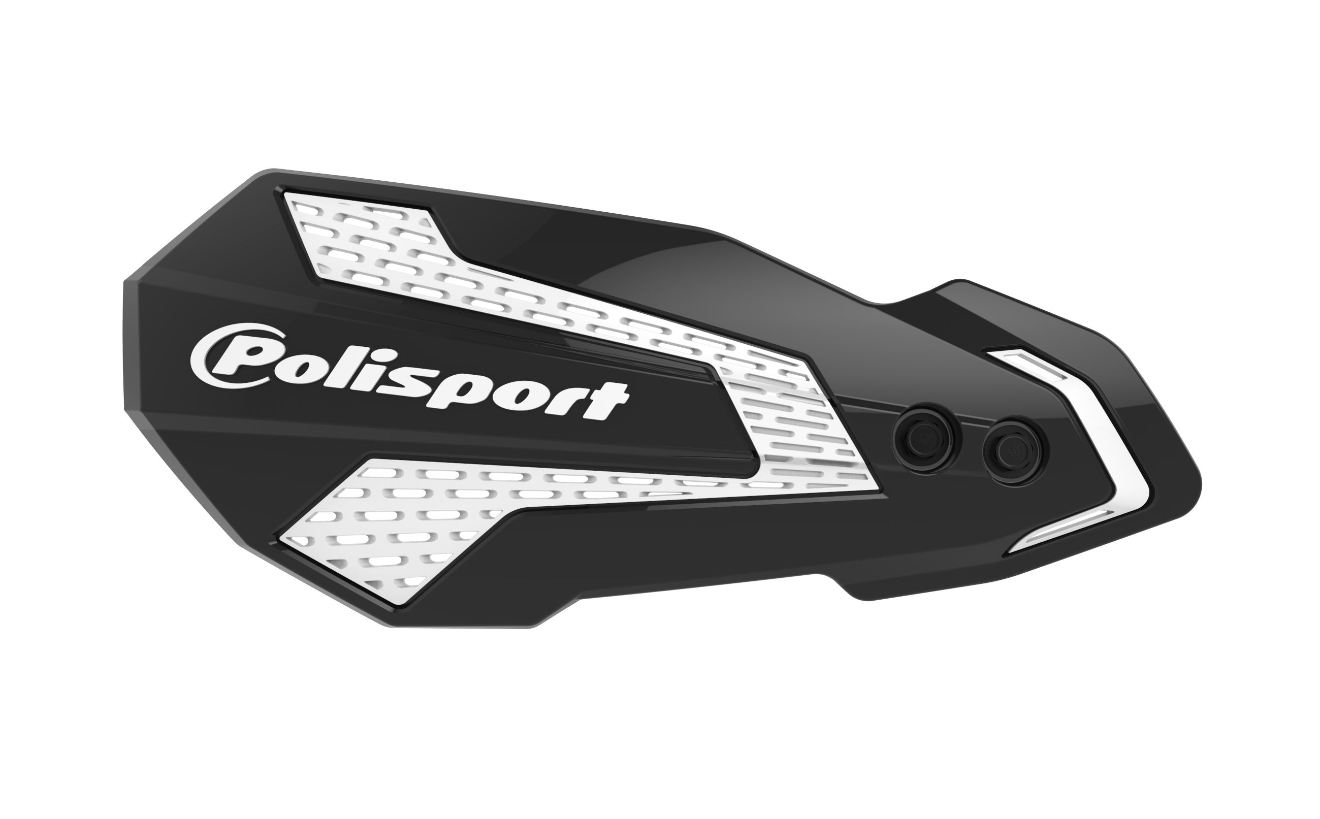 Spare plastic guard POLISPORT MX FLOW 8308200024 Black/white