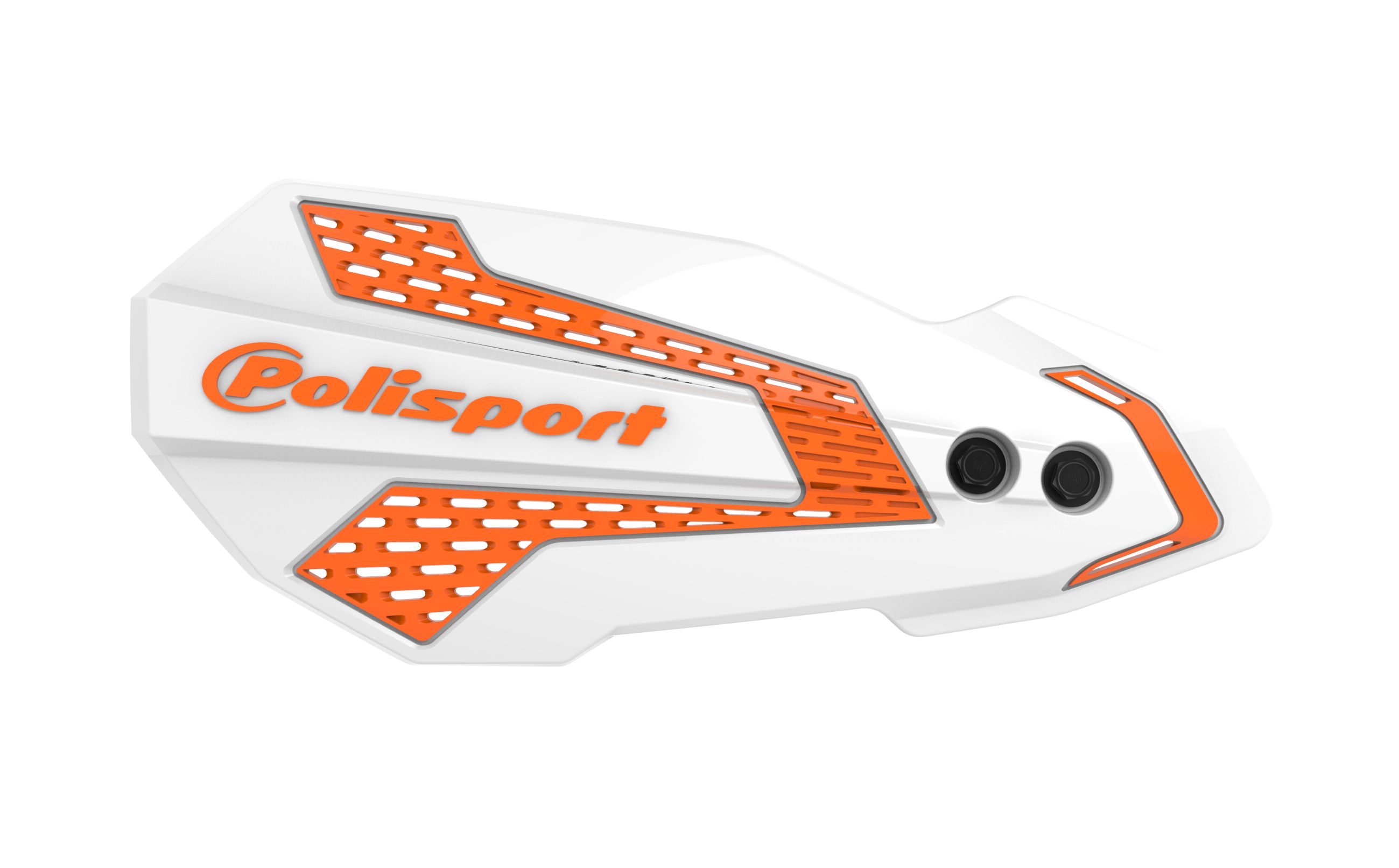 Spare plastic guard POLISPORT MX FLOW 8308200027 white/ORK-16
