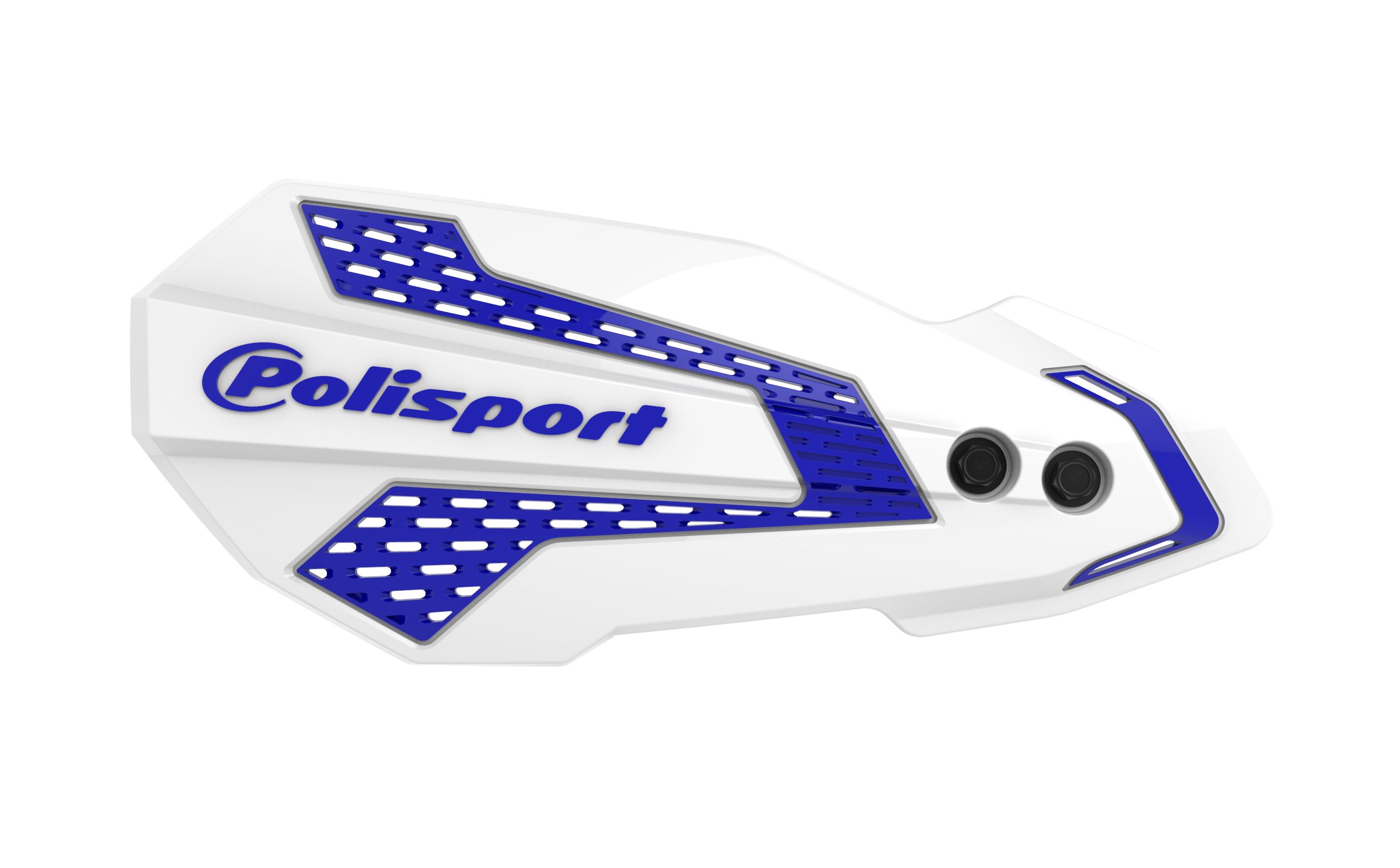Spare plastic guard POLISPORT MX FLOW 8308200033 white/blue yamha 95