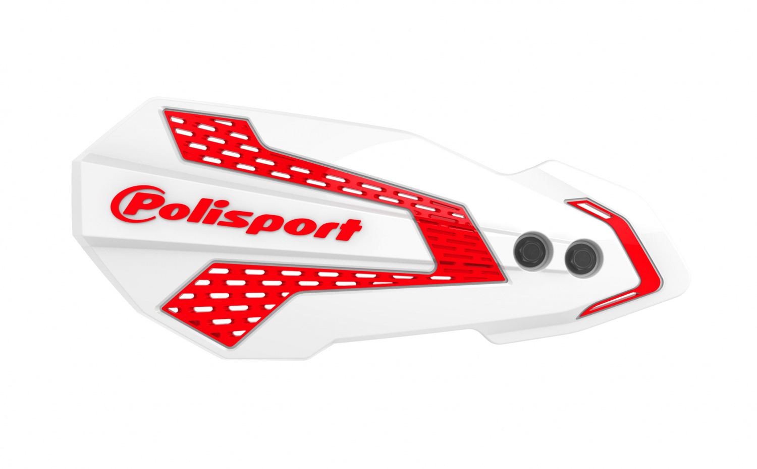 Handguard POLISPORT MX FLOW 8308200035 Red cr04 / White
