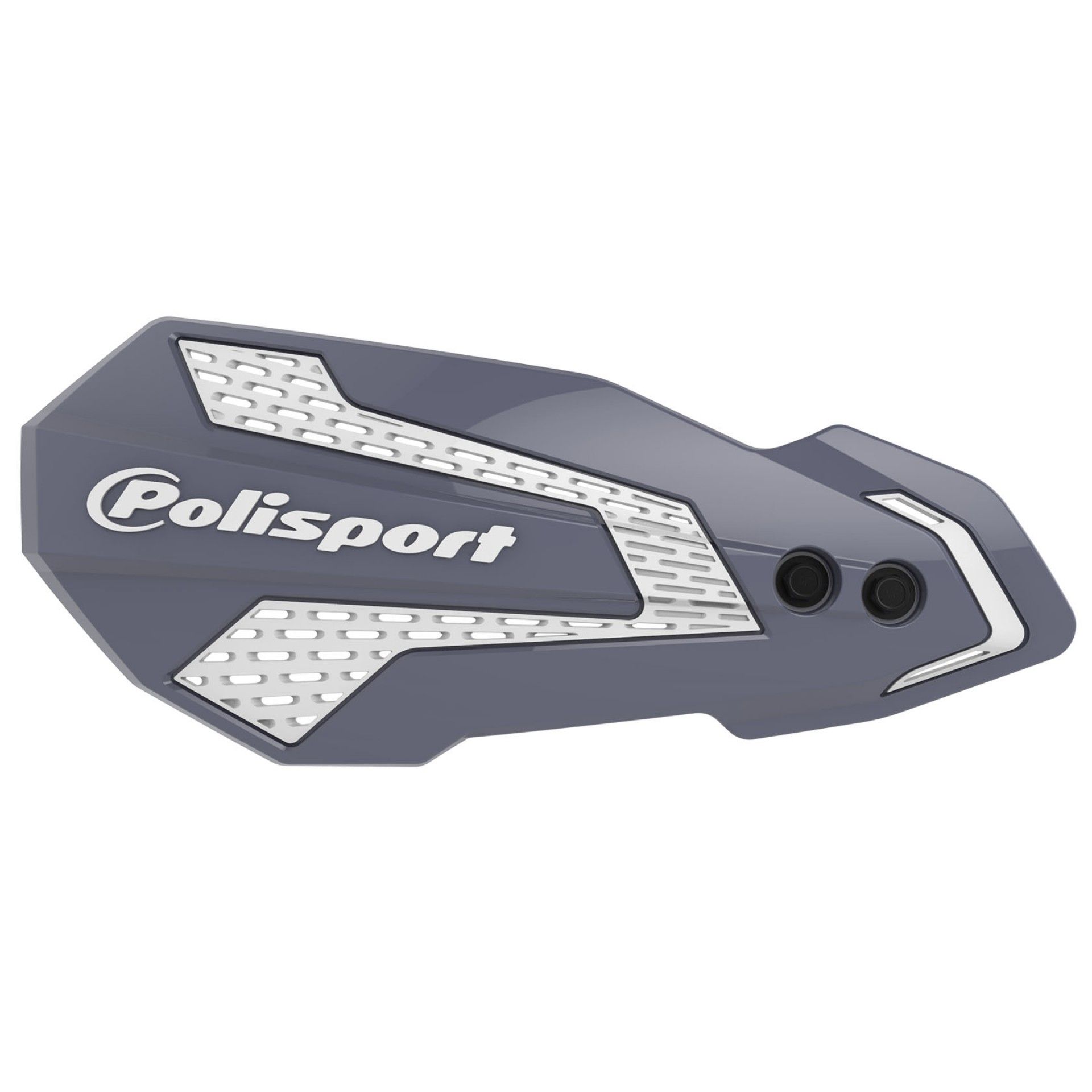 Handguard POLISPORT MX FLOW 8308200042 Grey/White with mounting system
