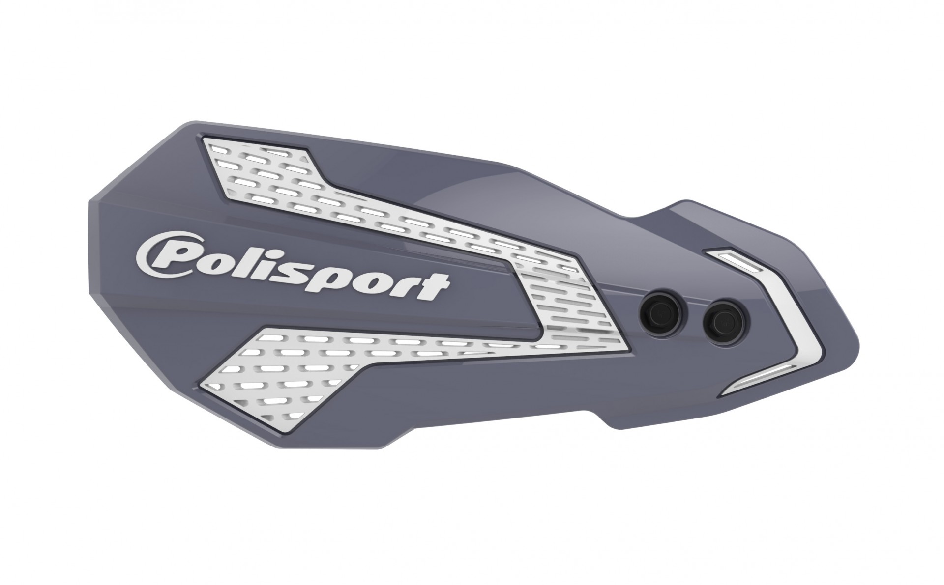 Handguard POLISPORT MX FLOW 8308200054 Grey/White with mounting system