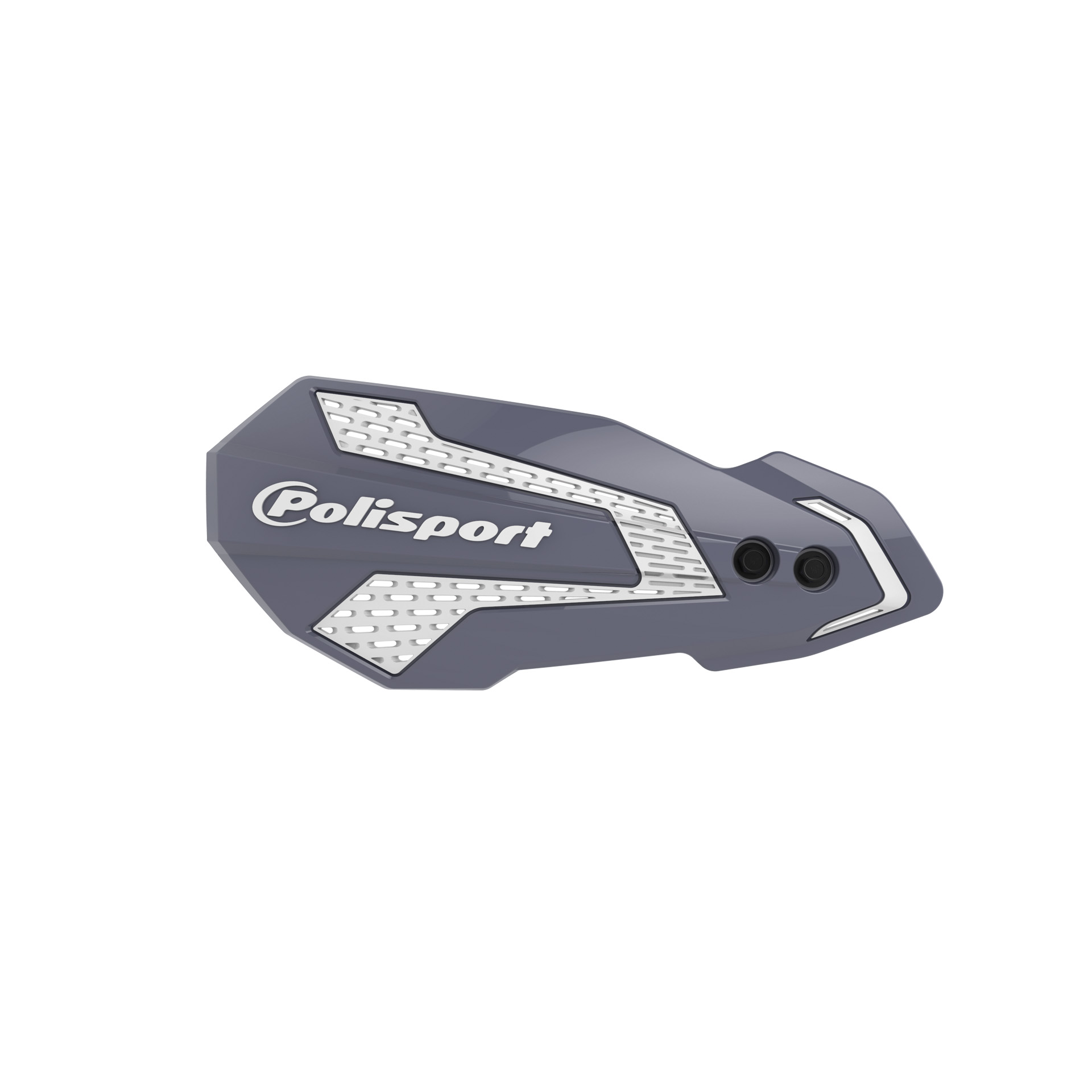 Handguard POLISPORT MX FLOW 8308200055 Grey/White with mounting system