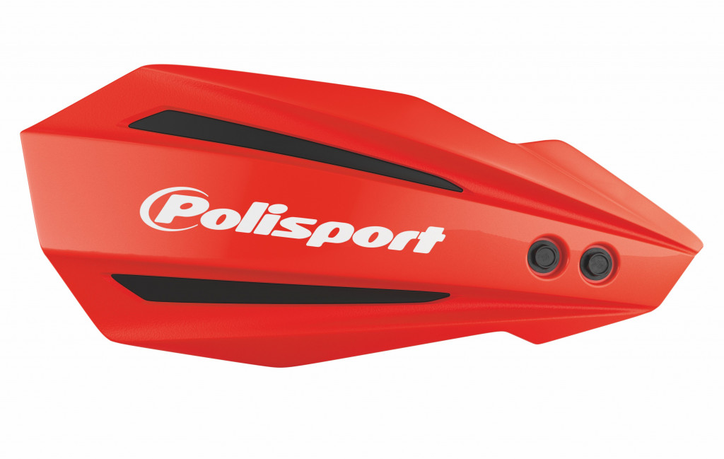 Handguard POLISPORT MX BULLIT 8308500003 with mounting system Red CR04