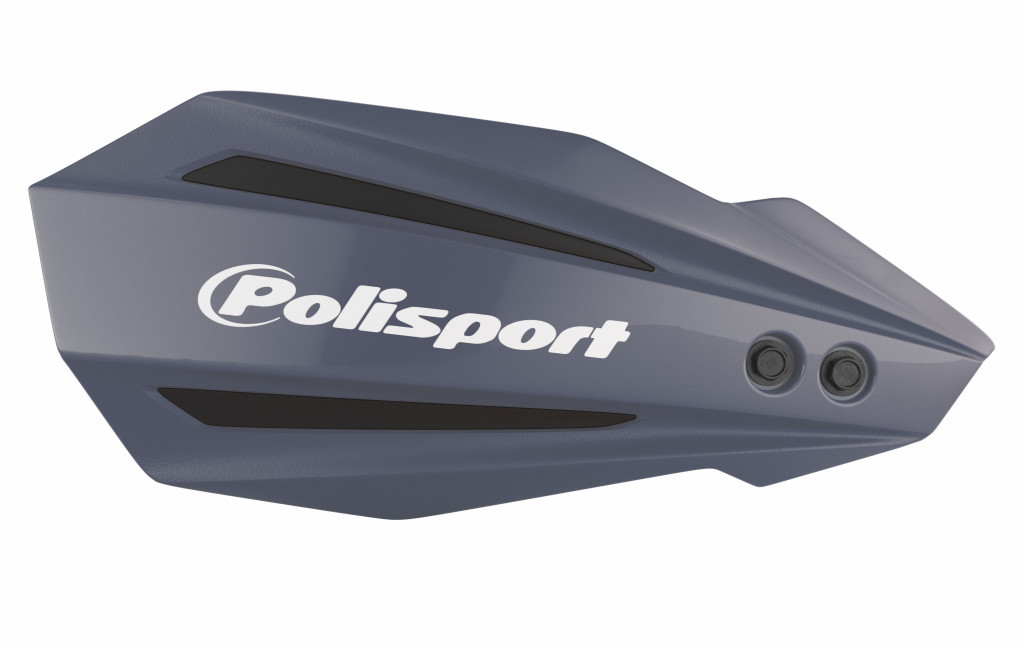 Handguard POLISPORT MX BULLIT 8308500010 with mounting system Nardo Grey