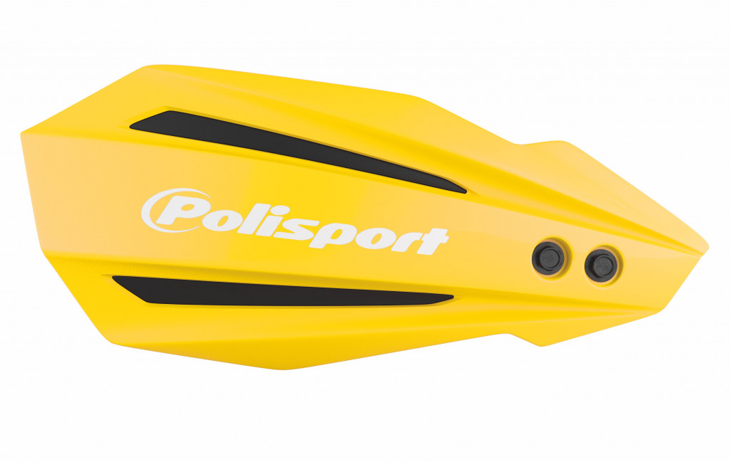 Handguard POLISPORT MX BULLIT 8308500016 with mounting system Yellow RM01