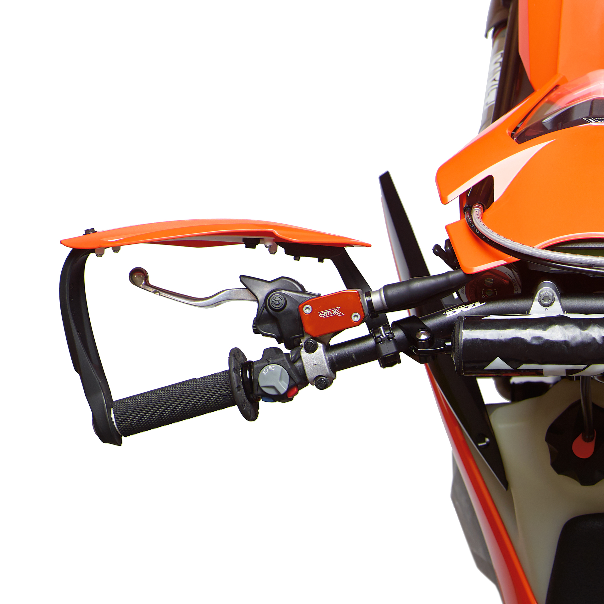 Handguard POLISPORT BULLIT FWA 8308600006 with universal mounting kit Red CR04