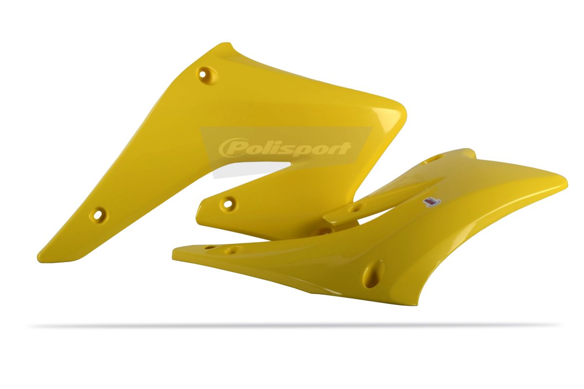 Radiator scoops POLISPORT 8410400001 (pair) yellow RM 01