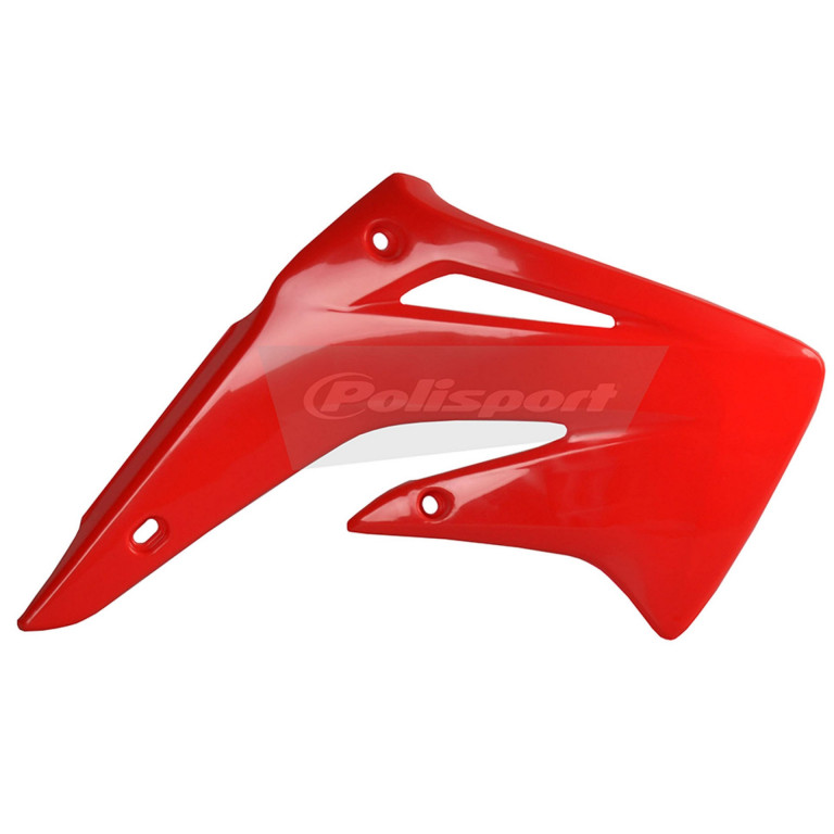 Radiator scoops POLISPORT 8410600001 (pair) red CR 04 for HONDA CR 85 R / RB 2003-2007