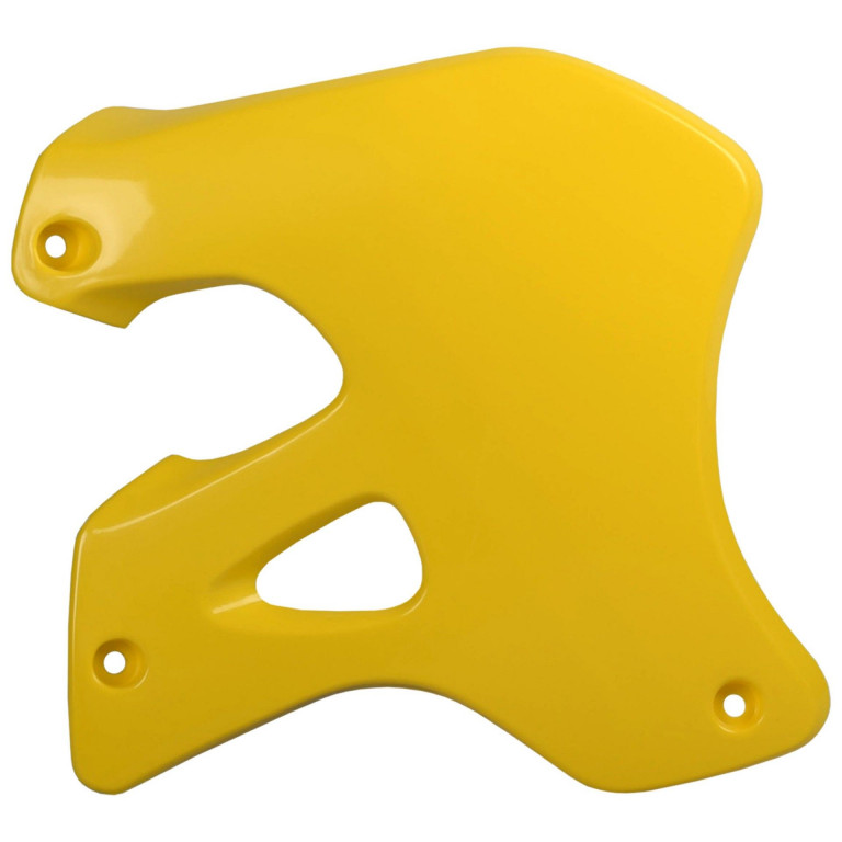 Radiator scoops POLISPORT 8412100001 (pair) yellow for SUZUKI RM 125 1999-2000, SUZUKI RM 250 1999-2000