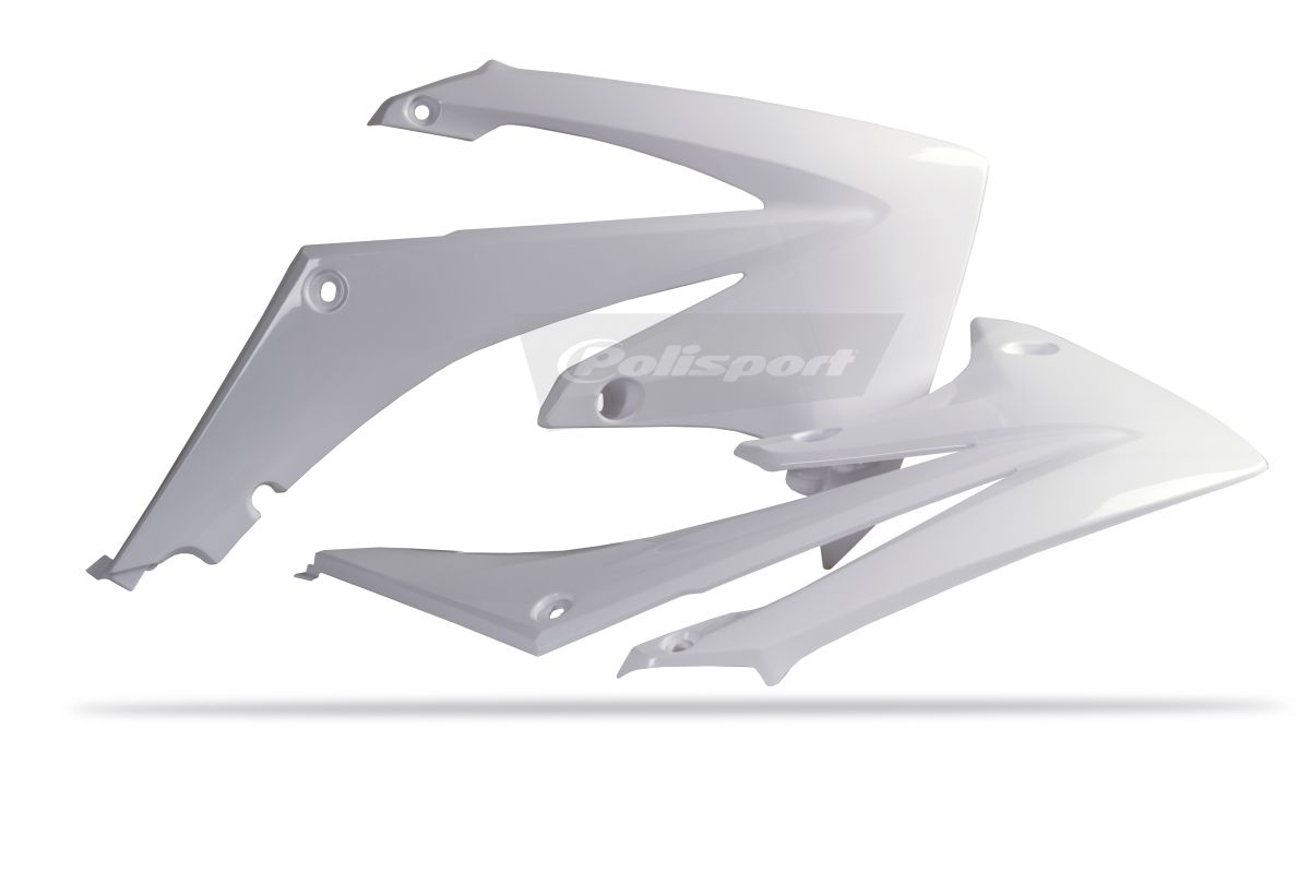 Radiator scoops POLISPORT 8412700002 (pair) white