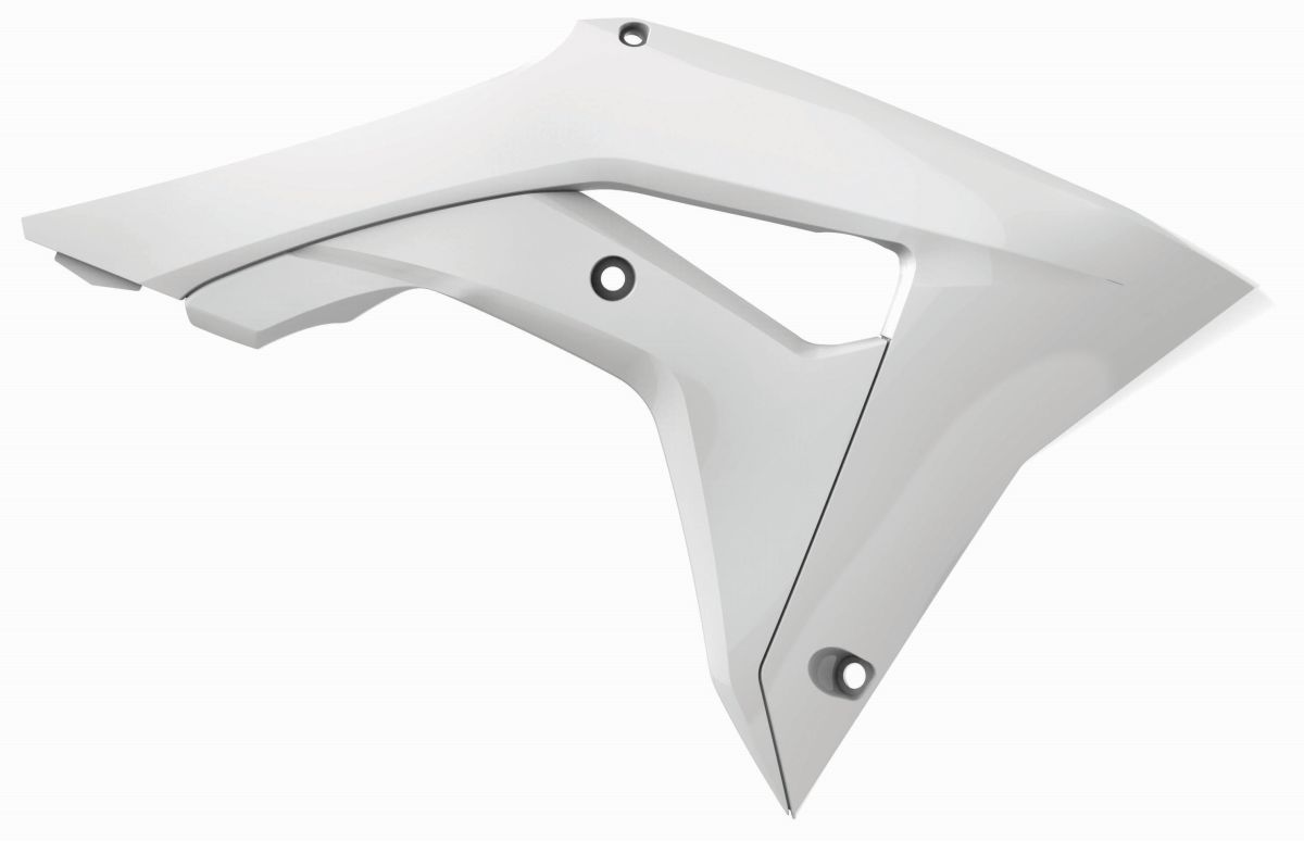 Radiator scoops POLISPORT (pair) white