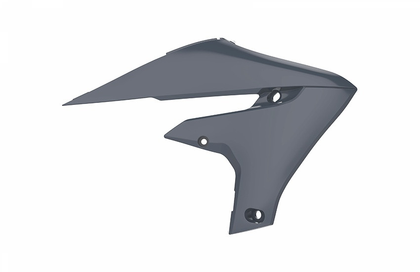 Radiator scoops POLISPORT 8415100006 (pair) Nardo Grey
