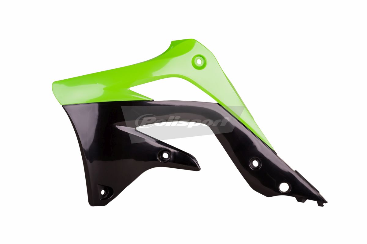 Radiator scoops POLISPORT 8415900001 (pair) green 05/black
