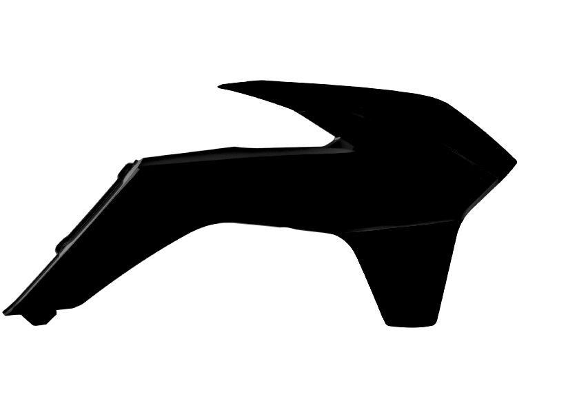 Radiator scoops POLISPORT 8417400003 (pair) Crni