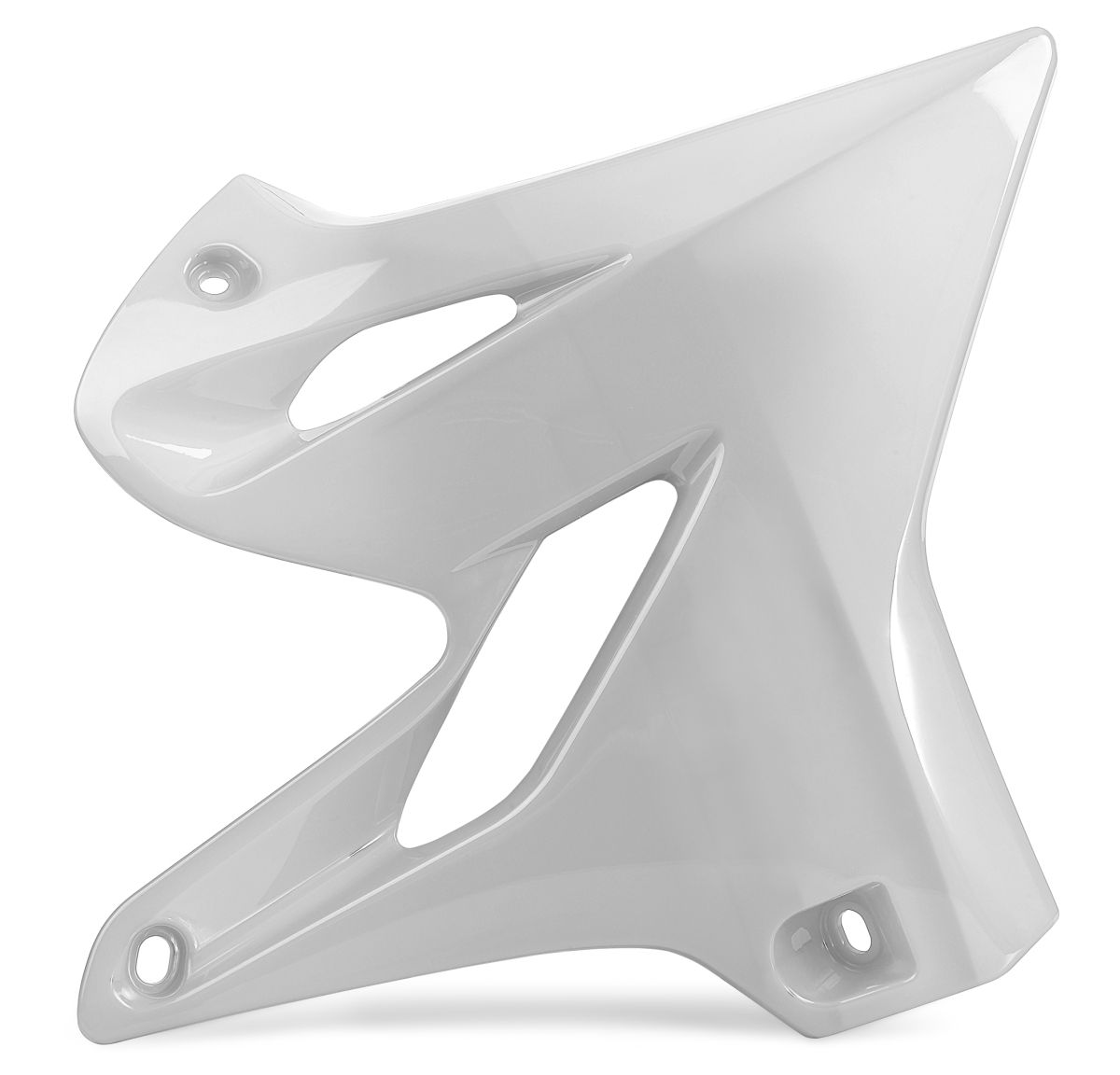 Radiator scoops POLISPORT 8417500002 (pair) white for YAMAHA YZ 125 2015-2021, YAMAHA YZ 250 2015-2022