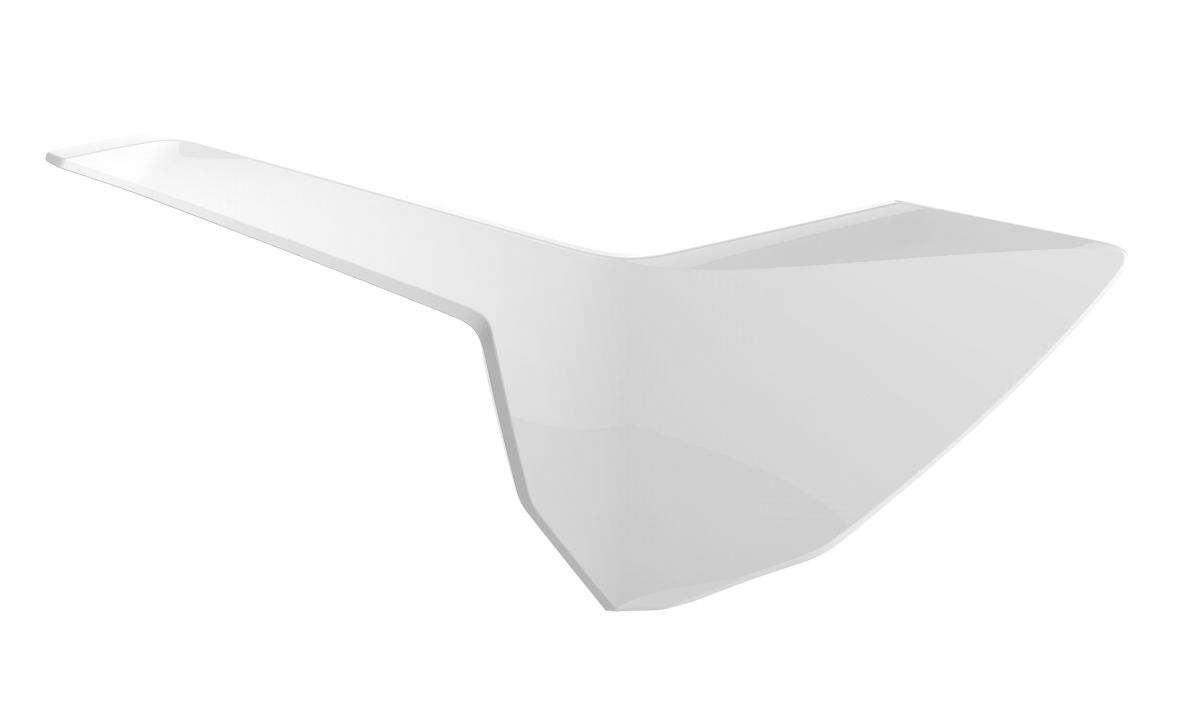 Side panels POLISPORT 8418200002 (pair) white