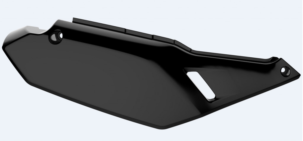 Side panels POLISPORT 8418800001 (pair) Crni