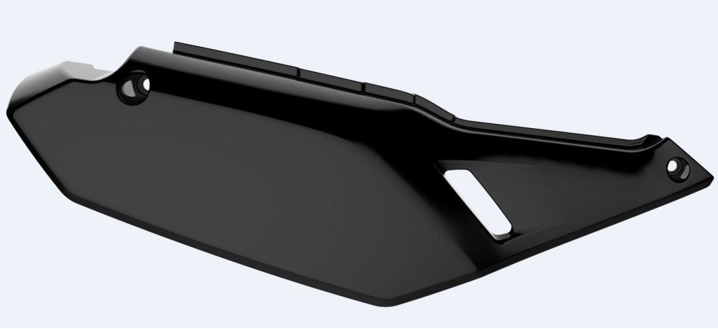 Side panels POLISPORT 8418800002 (pair) Crni