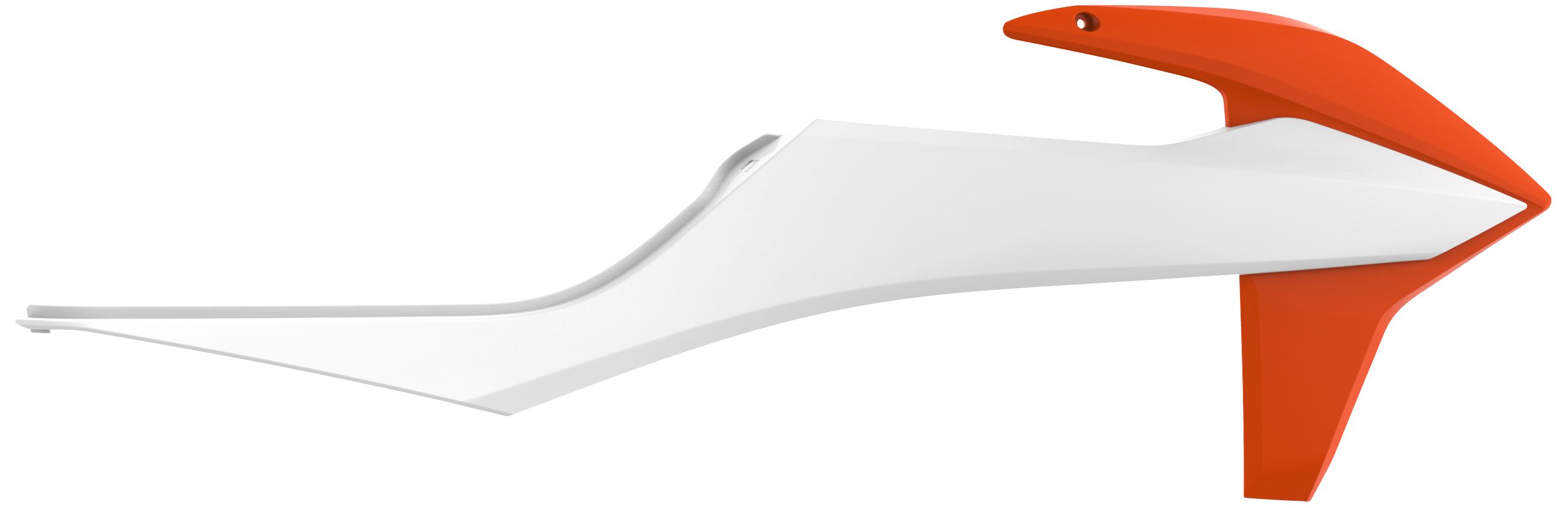 Radiator scoops POLISPORT 8422100009 (pair) orange ktm16/white BD