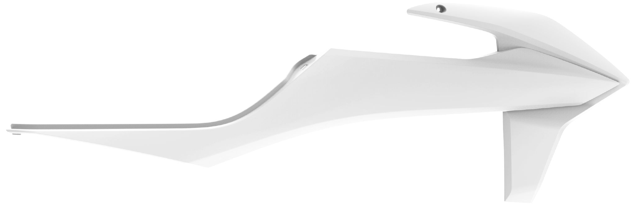 Radiator scoops POLISPORT 8422100010 (pair) white BD