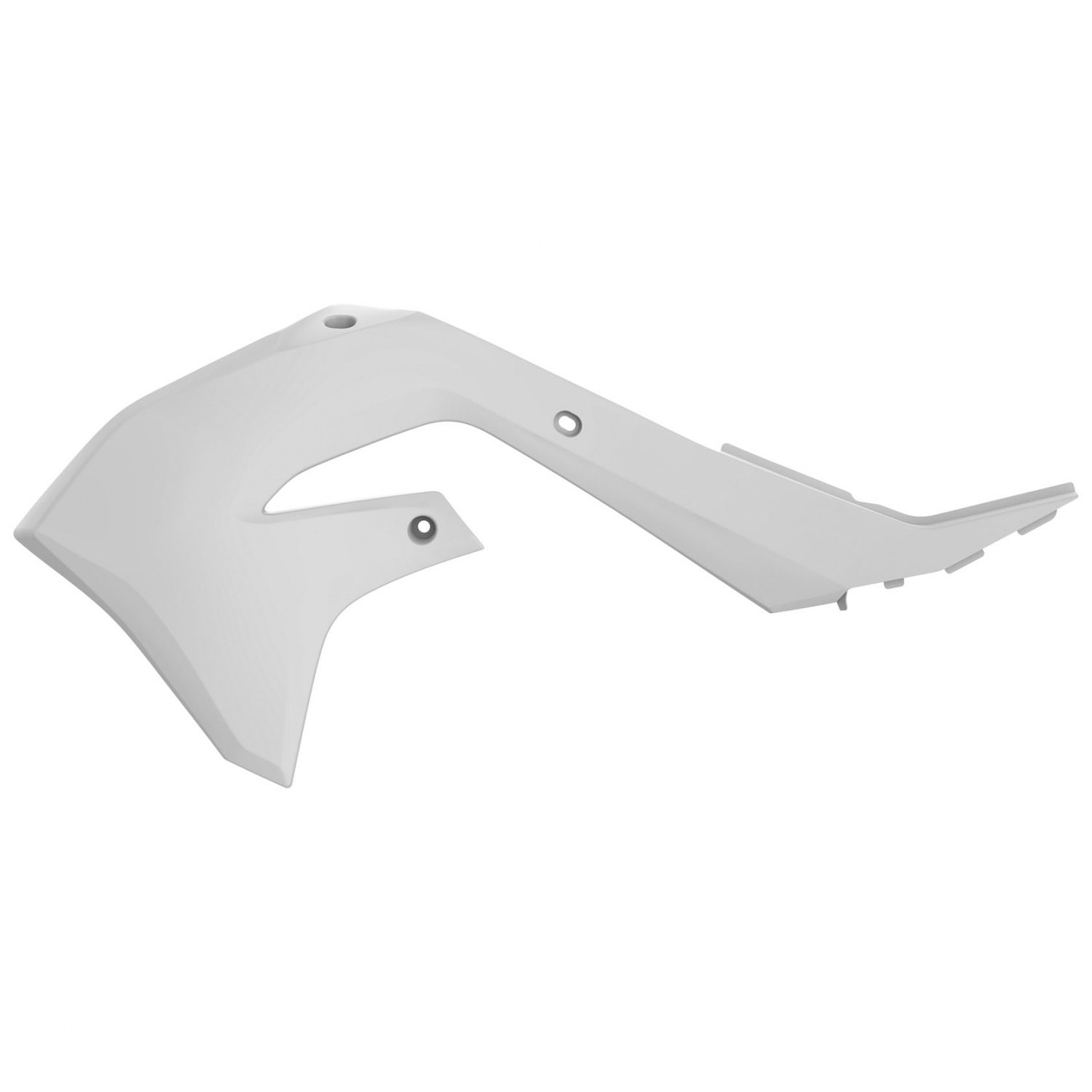 Radiator scoops POLISPORT (pair) white